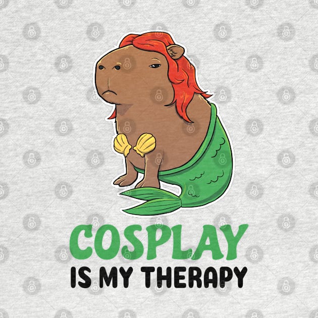 Cosplay is my therapy Capybara Mermaid by capydays